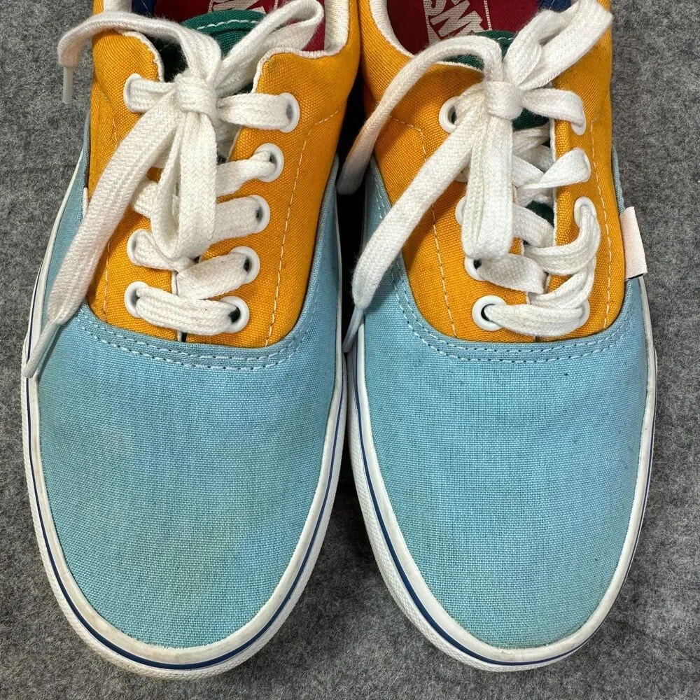 Vans Era Colorblock Multi Color Canvas Shoes Mens 9 Womens 10.5 Skate Sneakers